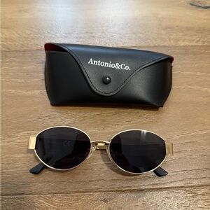 Antonio & Co Gold Sunglasses for Men